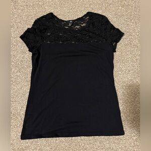 H&M Black Lace Women's Blouse